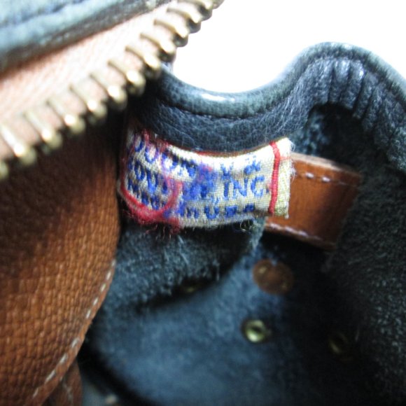 Dooney & Bourke Vintage All Weather Leather adjustable shoulder bag purse black - Picture 13 of 14